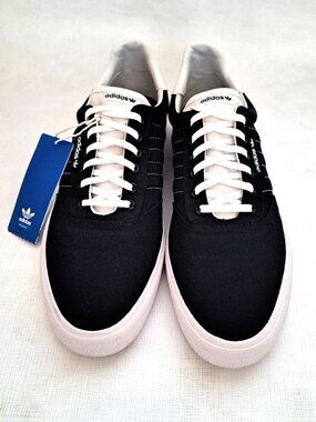 Adidas 3MC Core Black White Size 13.5 US Men's Skateboard Sneaker Shoes Lace Up